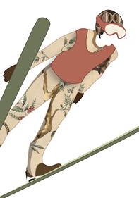 skispringer illustration